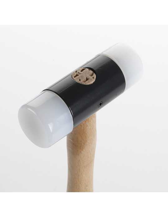 Martillo bocas nylon 34 mm mango madera ALYCO