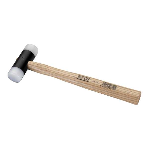 Martillo bocas nylon 54 mm mango madera ALYCO
