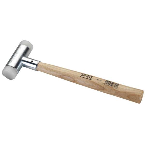 Martillo nylon antirrebote 35 mm mango madera ALYCO