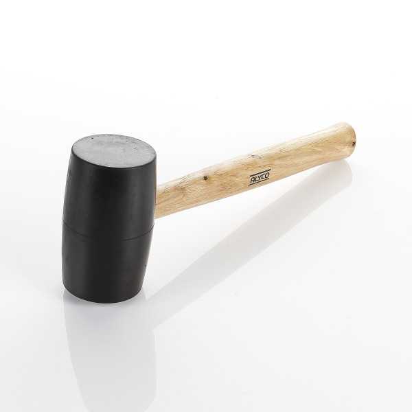 Maza goma negra 910 g mango madera ALYCO