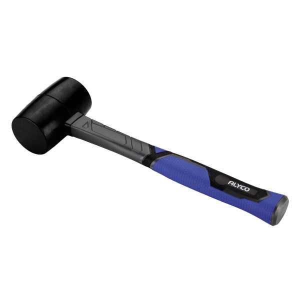 Maza goma negra 685 g mango fibra de vidrio ALYCO
