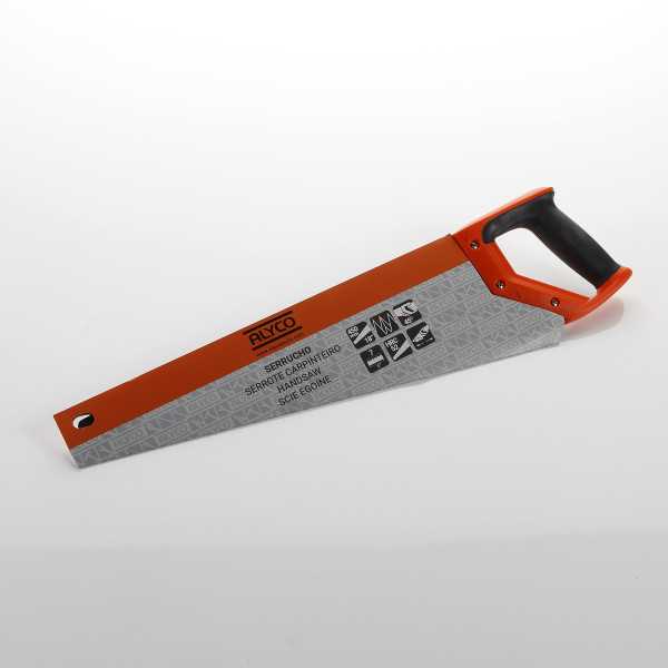 Serrucho carpintero 550 mm 22" ALYCO ORANGE