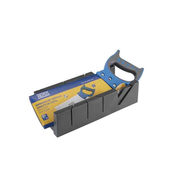 Juego serrucho costilla y caja ingletear ALYCO