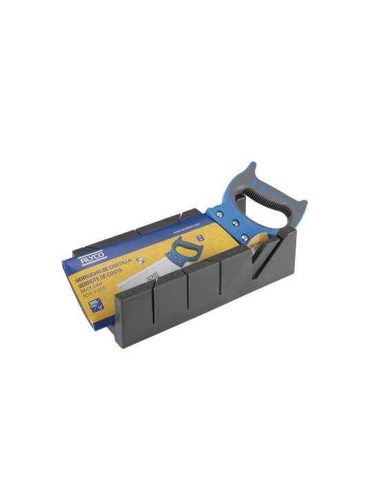 Juego serrucho costilla y caja ingletear ALYCO