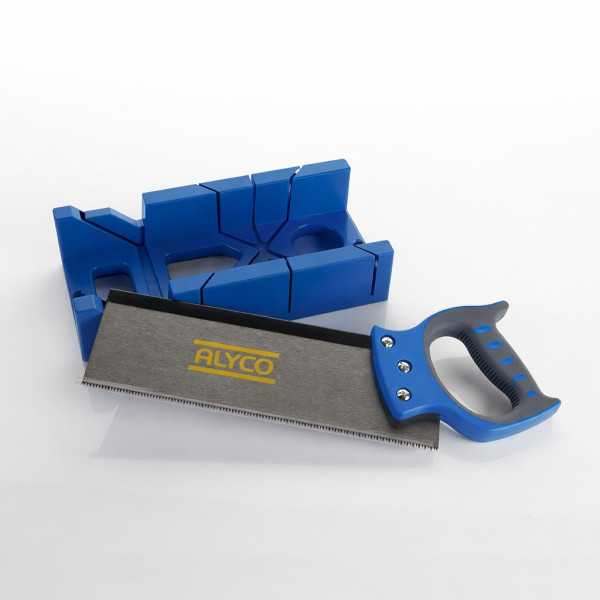 Juego serrucho costilla y caja ingletear ALYCO