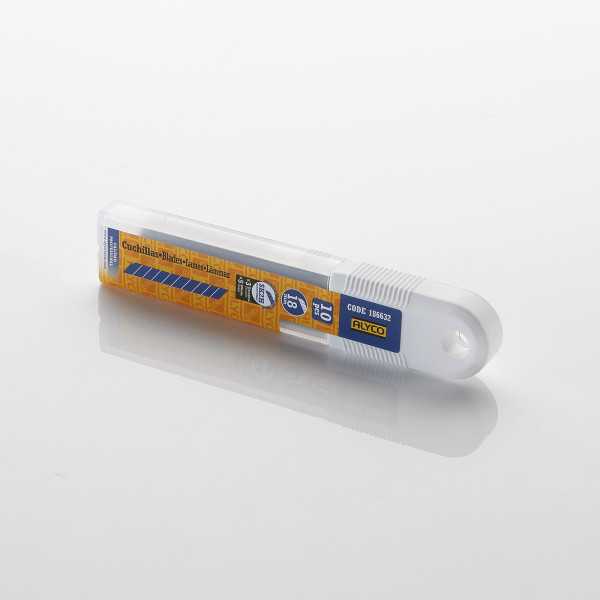 Dispensador 10 cuchillas fragmentables 18 mm SK2H ALYCO