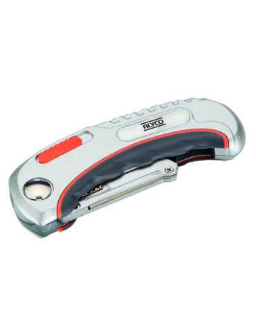 Cutter abatible aluminio ALYCO ORANGE 2