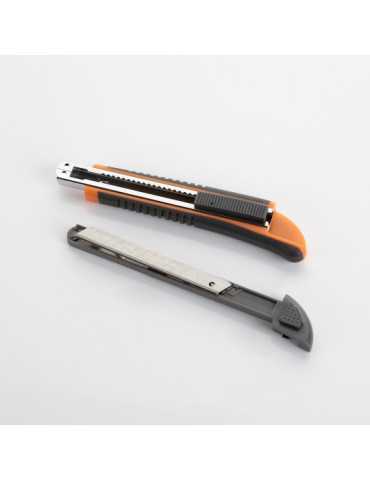 Cutter fragmentable 9 mm guía metálica ALYCO ORANGE 2