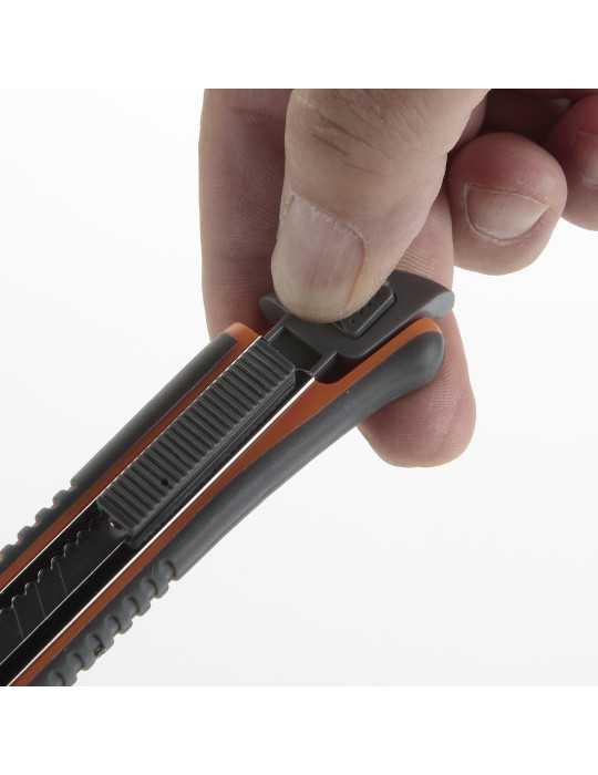 Cutter fragmentable 9 mm guía metálica ALYCO ORANGE