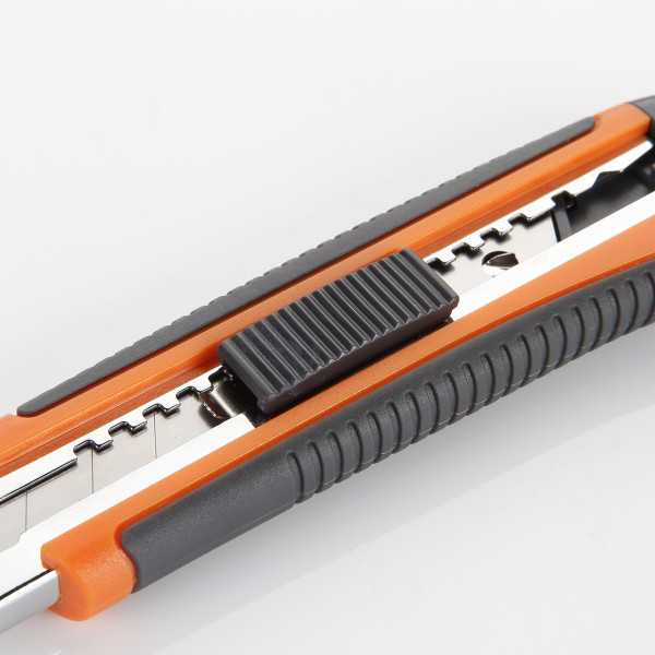 Cutter fragmentable 18 mm guía metálica ALYCO ORANGE