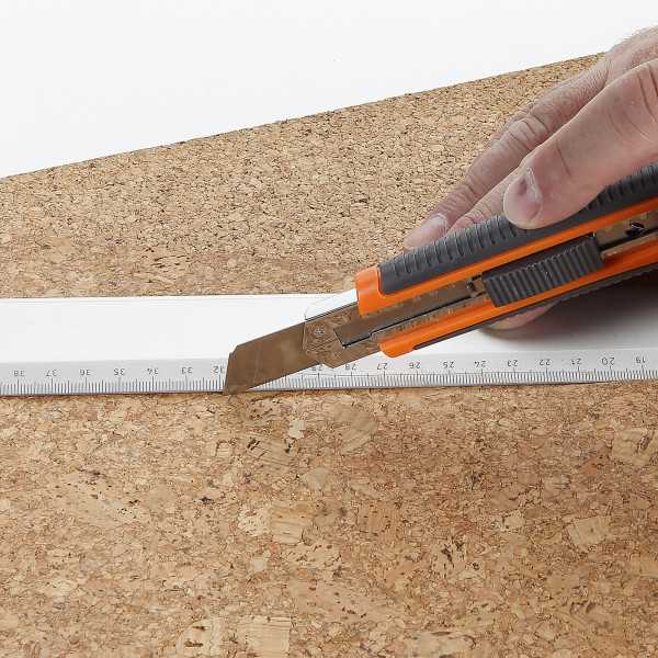Cutter fragmentable 18 mm guía metálica ALYCO ORANGE