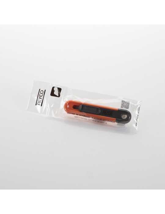 Cutter seguridad cuerpo ABS ALYCO ORANGE