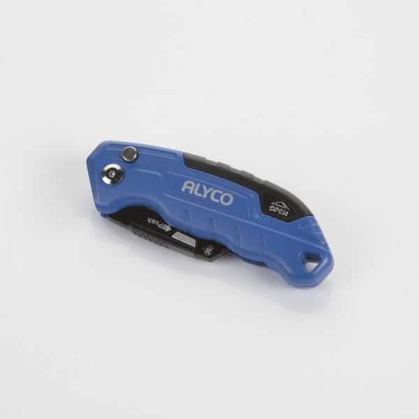 Cutter abatible aluminio con 3 cuchillas SK2H ALYCO