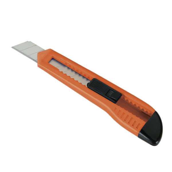 Cutter fragmentable 18 mm guía plástico ALYCO ORANGE