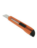 Cutter fragmentable 18 mm guía plástico ALYCO ORANGE