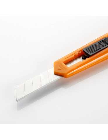 Cutter fragmentable 18 mm guía plástico ALYCO ORANGE 2