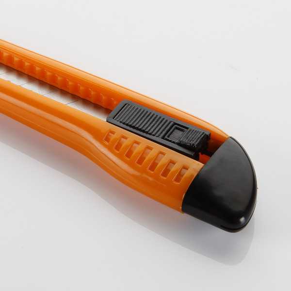 Cutter fragmentable 18 mm guía plástico ALYCO ORANGE