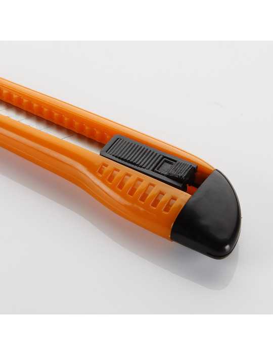 Cutter fragmentable 18 mm guía plástico ALYCO ORANGE