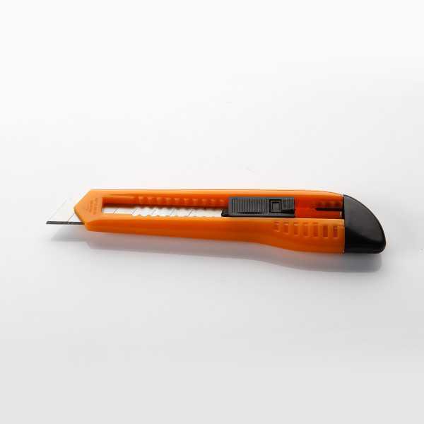 Cutter fragmentable 18 mm guía plástico ALYCO ORANGE