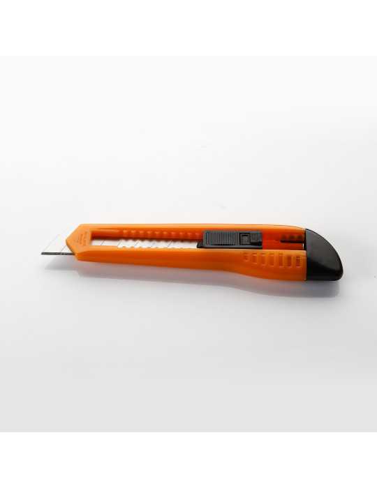 Cutter fragmentable 18 mm guía plástico ALYCO ORANGE