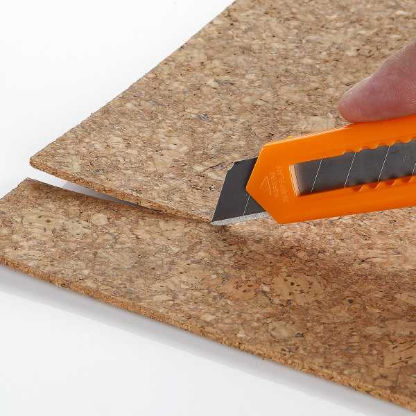 Cutter fragmentable 18 mm guía plástico ALYCO ORANGE