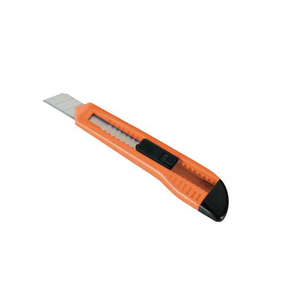 Cutter fragmentable 9 mm guía plástico ALYCO ORANGE