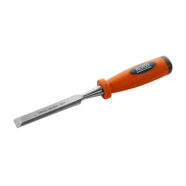 Formón 10 mm mango bicomponente ALYCO ORANGE