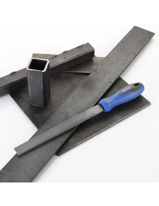 Lima plana 150 mm mango bimaterial ALYCO