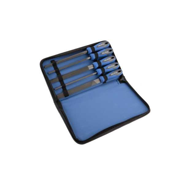 Juego 5 limas bastas 200 mm en bolsa nylon ALYCO