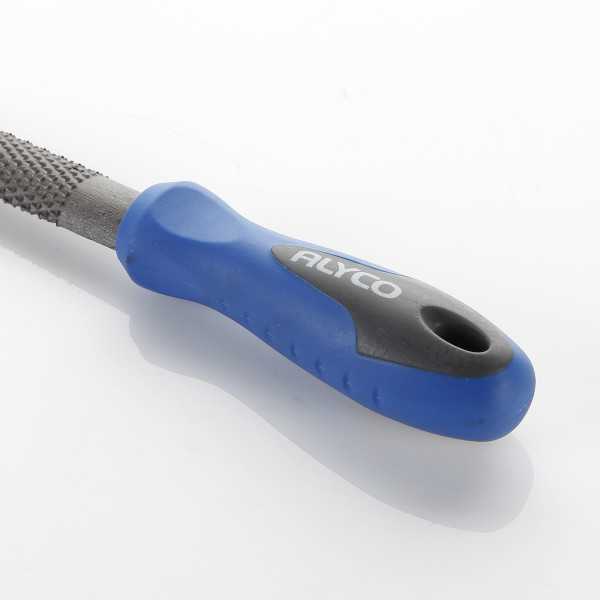 Escofina media caña 200 mm mango bimaterial ALYCO