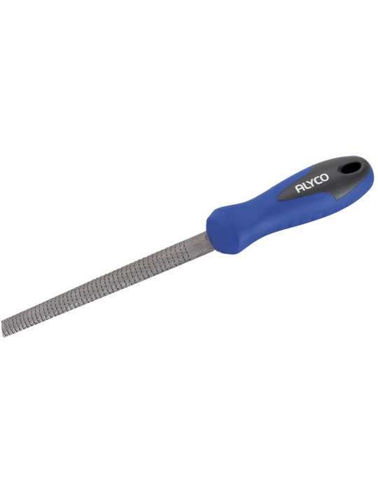 Escofina media caña 250 mm mango bimaterial ALYCO