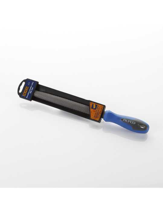 Escofina media caña 250 mm mango bimaterial ALYCO