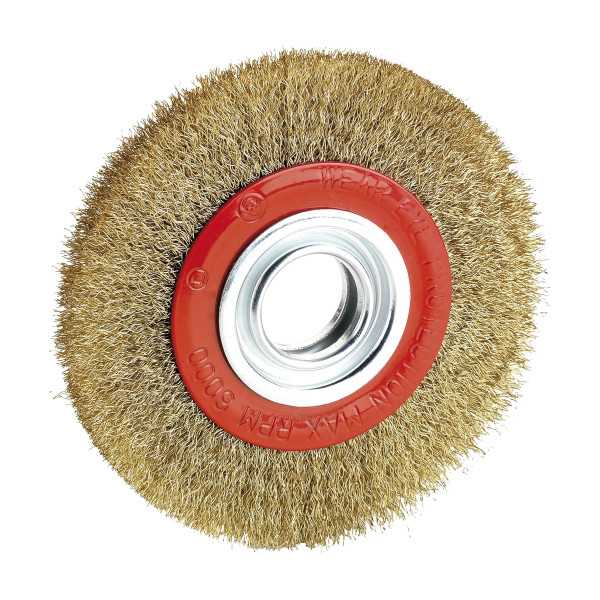 Cepillo metálico circular 150 mm para esmeriladora ALYCO