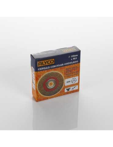 Cepillo metálico circular 200 mm para esmeriladora ALYCO 2