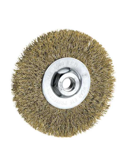 Cepillo circular ondulado acero inoxidable 115 mm ALYCO