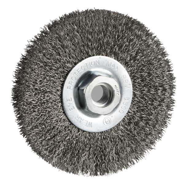 Cepillo circular ondulado acero inoxidable 115 mm ALYCO