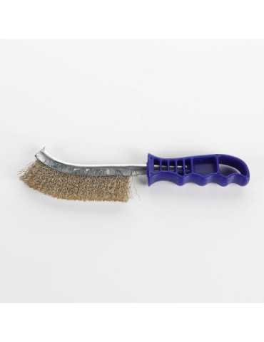 Cepillo metálico manual reforzado mango plástico ALYCO 2