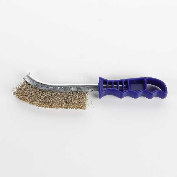 Cepillo metálico manual reforzado mango plástico ALYCO