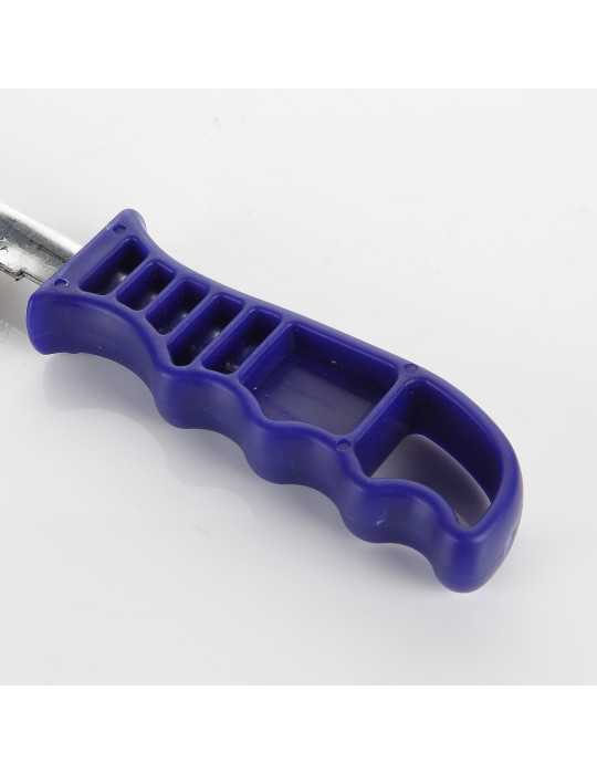 Cepillo metálico manual reforzado mango plástico ALYCO
