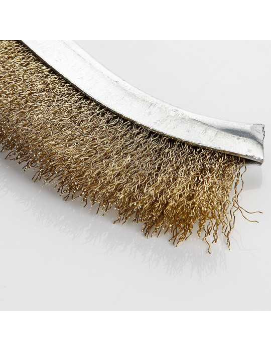 Cepillo metálico manual reforzado mango plástico ALYCO
