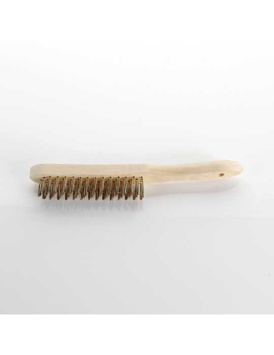 Cepillo manual acero latonado mango madera ALYCO