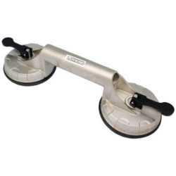 Ventosa doble LARWIND de aluminio ø 123 mm LAS-VA02