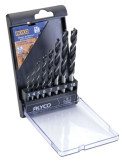 Juego 8 brocas espirales para madera y plástico ALYCO