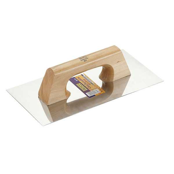 Llana rectangular inoxidable mango madera 300 x 150 mm ALYCO
