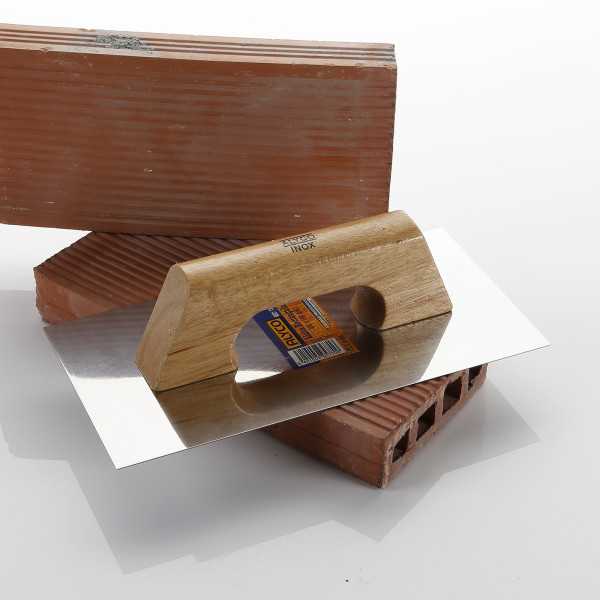Llana rectangular inoxidable mango madera 300 x 150 mm ALYCO