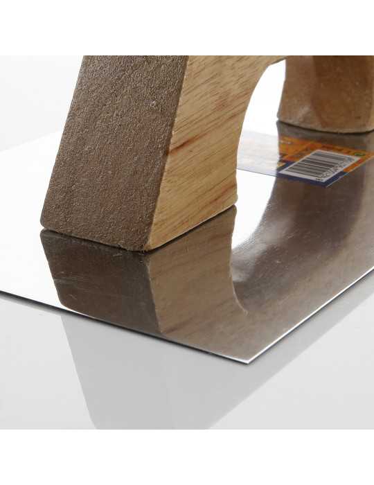 Llana rectangular inoxidable mango madera 300 x 150 mm ALYCO