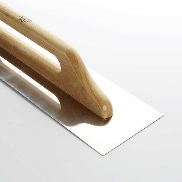 Llana yesero inoxidable mango madera 500 x 130 mm ALYCO