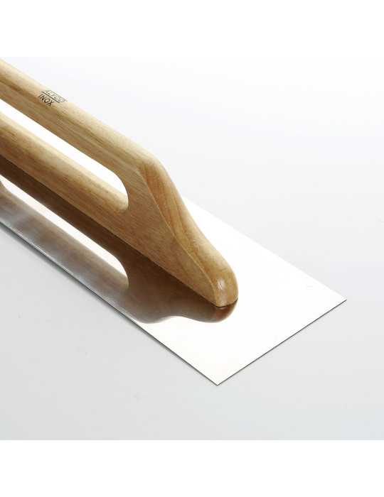 Llana yesero inoxidable mango madera 500 x 130 mm ALYCO