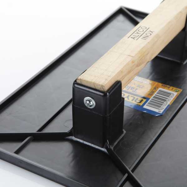Talocha rectangular plástico mango madera 270 x 180 mm ALYCO