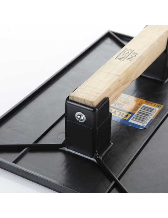 Talocha rectangular plástico mango madera 270 x 180 mm ALYCO